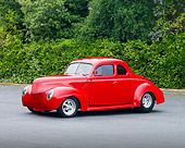 AUT 20 RK0345 01
1940 Ford Standard Coupe Red 3/4 Front View By Shrubs