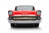 AUT 21 BK0078 01
1957 Chevrolet Bel Air Red And White Front View On White Seamless