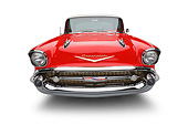 AUT 21 BK0080 01
1957 Chevrolet Bel Air Red And White Front View On White Seamless