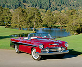 AUT 21 RK0029 01
1956 DeSoto Firedome Burgundy Convertible 3/4 Front View