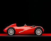 AUT 21 RK1824 04
1953 Giaur Champion Red Side View On Gray Line Red Floor Studio