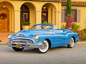 AUT 21 RK2619 01
1953 Buick Skylark Convertible In Front Of House