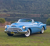 AUT 21 RK2623 01
1953 Buick Skylark Convertible On Grass By Quarry