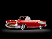 AUT 21 RK2951 01
1957 Chevrolet Bel Air Convertible Red 3/4 Front View In Studio
