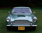 AUT 21 RK0091 08
1959 Aston Martin DB4 Series One Light Green Head On Shot On Grass
