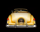 AUT 21 RK0155 05
1953 Cadillac Eldorado Convertible Yellow Top Down Rear View Brake Lights On Showing 