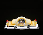 AUT 21 RK0157 10
1953 Yellow Cadillac Eldorado Convertible Low Rear View Showing 