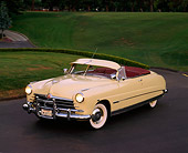 AUT 21 RK0452 04
1950 Hudson Commodore Convertible Yellow 3/4 Front View On Pavement