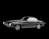 AUT 21 RK0505 04
1953 Fiat Ghia 8V Supersonic Coupe 3/4 Front View Studio