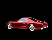 AUT 21 RK0572 13
1953 Chrysler Sport Coupe D'Elegance Red 3/4 Rear View Studio