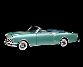AUT 21 RK0725 02
1953 Packard Caribbean Green Convertible 3/4 Front View Studio