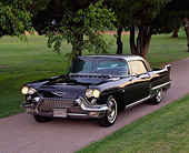 AUT 21 RK0747 02
1958 Cadillac El Dorado Brougham Black 3/4 Front View On Pavement By Grass And Trees