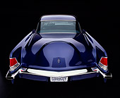 AUT 21 RK0805 02
1956 Lincoln Mark II Purple Wide Angle Rear Shot Studio