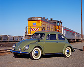 AUT 21 RK1820 02
1952 VW Sunroof Beetle Green