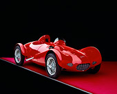 AUT 21 RK1823 01
1953 Giaur Champion Red 3/4 Front View On Red Floor Studio