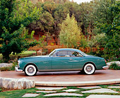 AUT 21 RK1911 05
1953 Chrysler Ghia Teal Profile Shot By Rocks And Trees