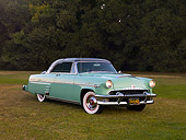 AUT 21 RK2024 01
1954 Mercury Sun Valley Green 3/4 Front View On Grass Trees Background