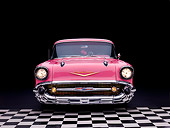 AUT 21 RK2056 01
1957 Chevrolet Bel Air Pink Head On View Studio
