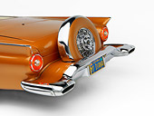 AUT 21 RK2074 01
1957 Ford Thunderbird Convertible Bronze 3/4 Rear View Studio