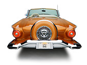 AUT 21 RK2075 01
1957 Ford Thunderbird Convertible Bronze Rear View Studio