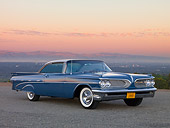 AUT 21 RK2103 01
1959 Pontiac Bonneville Blue 3/4 Front View On Pavement