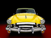 AUT 21 RK2162 01
1955 Studebaker Speedster President Green & Yellow Head On View Studio