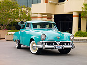 AUT 21 RK2200 01
1952 Studebaker Commander Green 3/4 Front View By Building