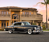 AUT 21 RK2231 01
1954 Chrysler Newport New Yorker Black 3/4 Front View By House