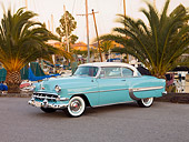 AUT 21 RK2236 01
1954 Chevrolet Bel Air Sport Coupe Turquoise 3/4 Front View By Marina