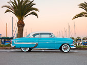 AUT 21 RK2241 01
1954 Chevrolet Bel Air Sport Coupe Turquoise Profile View By Marina
