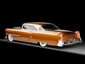 AUT 21 RK2375 01
1954 Cadillac Coupe de Ville Bronze 3/4 Rear View Studio