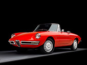 AUT 22 RK2759 01
1966 Alfa Romeo Duetto Spider Red 3/4 Front View Studio