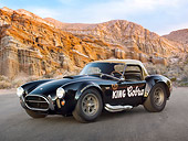 AUT 22 RK3179 01
1965 Baldwin Motion King Cobra Black 3/4 Front View On Pavement By Red Rock