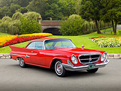 AUT 22 RK3279 01
1961 Chrysler 300G Red 3/4 Front View On Pavement