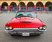AUT 22 RK3432 01
1964 Ford Thunderbird Red Front View On Boardwalk
