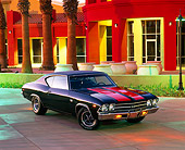 AUT 22 RK0033 01
1969 Chevrolet Chevelle  Racing Super Sport 3/4 Front View By Building