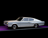 AUT 22 RK0073 11
1966 Dodge Charger 426 Hemi Silver 3/4 Front Purple Floor Studio