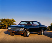 AUT 22 RK0158 07
1966 Chevrolet Chevelle Black 3/4 Front View On Pavement