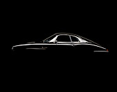 AUT 22 RK0168 06
1965 Alfa Romeo Giulietta SS Black Profile With Reflection Studio