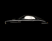 AUT 22 RK0168 13
1965 Alfa Romeo Giulietta SS Black Profile With Reflection Studio