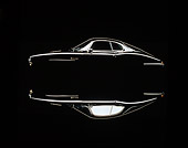 AUT 22 RK0168 15
1965 Alfa Romeo Giulietta SS Black Profile With Reflection Studio