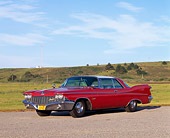 AUT 22 RK0195 04
1960 Chrysler Imperial 3/4 Front View On Pavement By Field