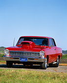 AUT 22 RK0196 08
1966 Chevrolet Nova Red 3/4 Front View On Pavement