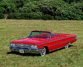 AUT 22 RK0205 08
1963 Ford Galaxie 500XL Convertible 3/4 Front View On Grass