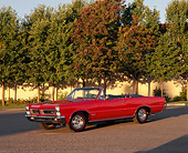 AUT 22 RK0466 02
1965 Pontiac GTO Convertible Red 3/4 Side View On Pavement