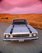 AUT 22 RK1134 02
1967 Plymouth Belvedere GTX Hemi Silver Head On View On Pavement