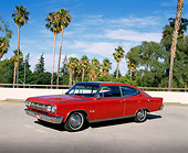 AUT 22 RK1172 03
1965 AMC Rambler Marlin Red 3/4 Front View On Pavement