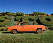AUT 22 RK1602 01
1960 Borgward Isabella Coupe Orange Profile View On Grass