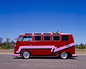 AUT 22 RK1766 01
1967 Volkswagen Custom 21 Window Microbus Maroon With Graphics