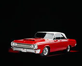 AUT 22 RK2185 09
1964 Dodge Polara 500 Red And White 3/4 Front View Studio